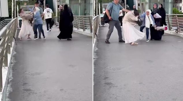 He brutally beat the woman who tried to have intercourse with his wife.