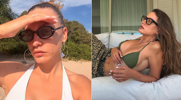 New vacation photos from Serenay Sarıkaya: Throw me into the seas