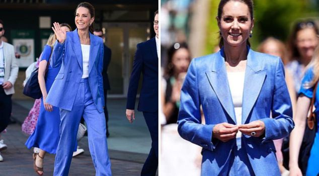 Princess Kate's wind at Wimbledon: She captivated with her elegance