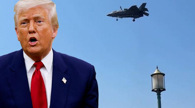 Mysterious moments around the White House! F-35 waited in the air