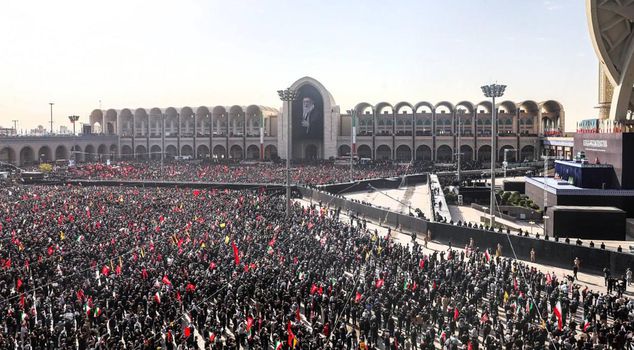 Tens of thousands in Tehran bid farewell to Khamenei as crowds flood the Musalla Mosque, all eyes on Mojtaba Khamenei.