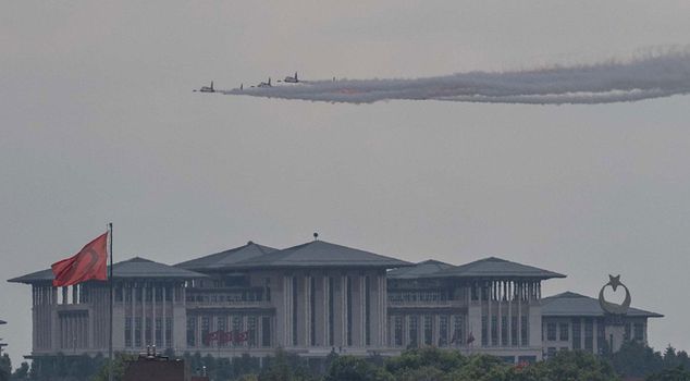 Breathtaking moments in the skies of Beştepe before the NATO Summit