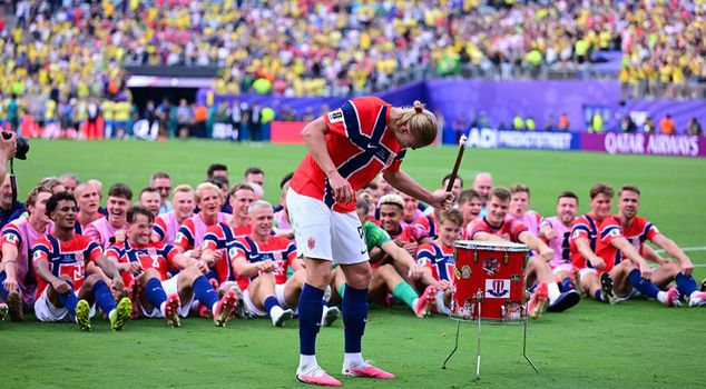 This time the lead role is Haaland! The iconic celebration continues to shake the World Cup.