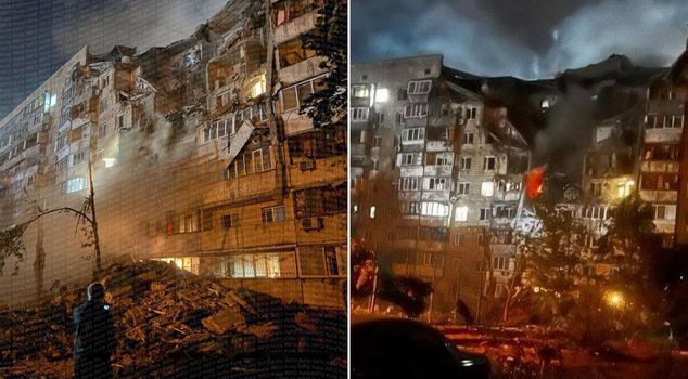 Missiles rained down on Kyiv at midnight! 3 people killed, 7 people injured.