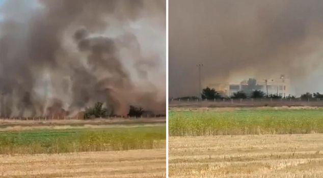 Houses and lands were set on fire in the fight between the two families.