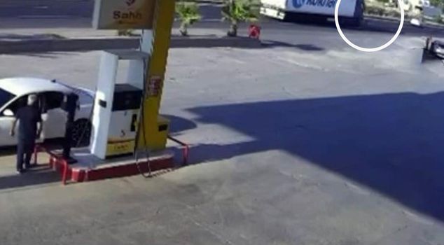 Footage of the accident in Mardin where an elderly woman lost her life has emerged.