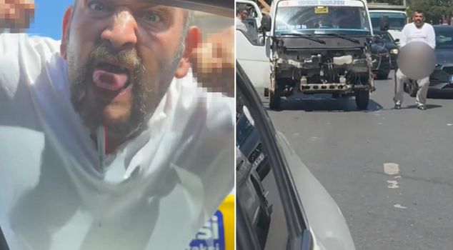The suspect who made inappropriate movements toward a driver he argued with in traffic in Sultanbeyli was caught.