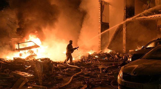 Hours before the critical meeting: Russia launched strikes on military industrial facilities in Kyiv.