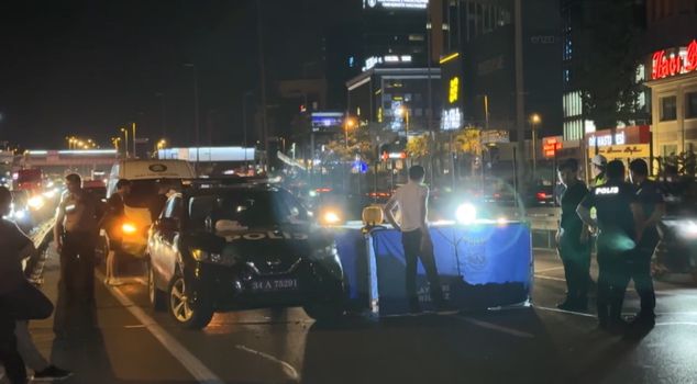 A pedestrian hit by a car on the Bakırköy D-100 highway lost their life.