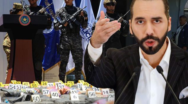 Bukele's historic operation! 167 million dollars worth of drugs seized.