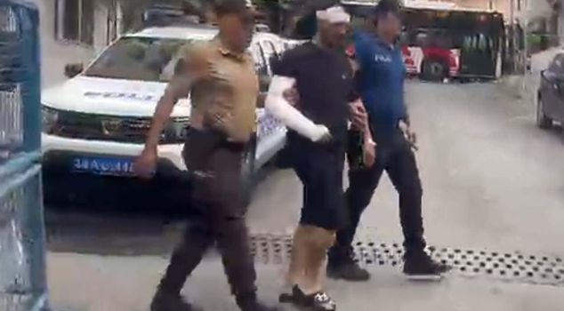 The fugitive convict jumped from 4 meters to escape the police, was sent from hospital to prison