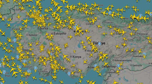 145 flights took place in Ankara at the NATO Summit.