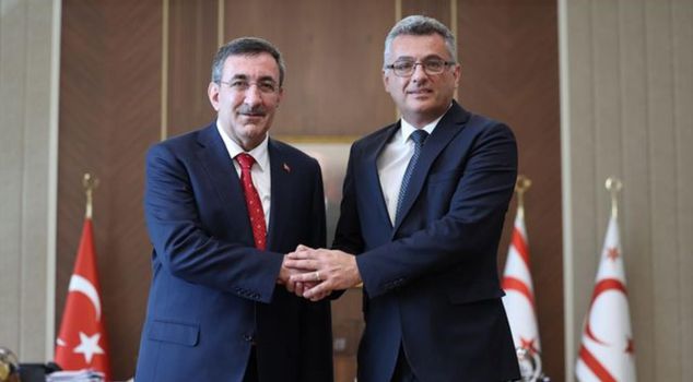 Vice President Yılmaz met with Erhürman: Emphasis on support in the Cyprus issue