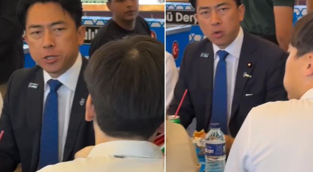 Japanese Minister enjoys fish and bread pleasure in Istanbul after the summit