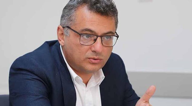 TRNC President Tufan Erhürman was taken to hospital after falling ill.