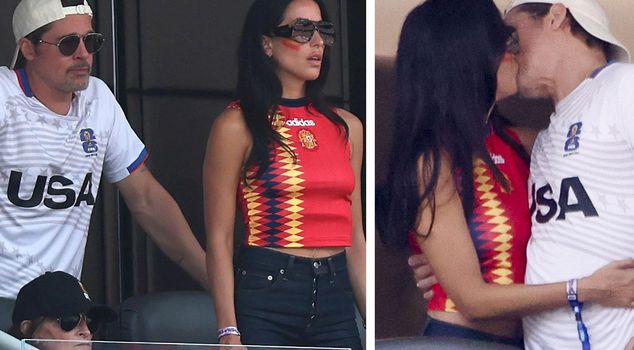 Brad Pitt fell in love while playing sports with his girlfriend, who is 29 years younger than him.