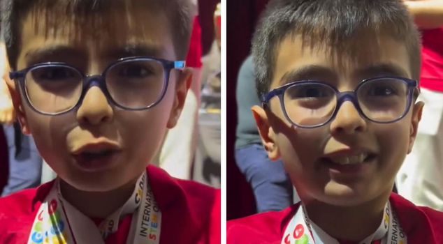 The dialogue between world champion Ali Koç and his mother brought a smile