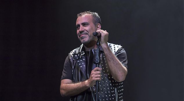 Haluk Levent learned about the overseas ban at the airport.