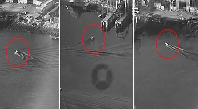 The US announced that it struck a naval facility in Iran using drones for the first time.