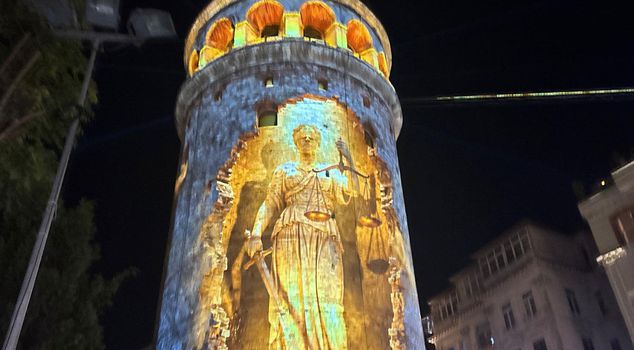 July 15 mapping show at Galata Tower