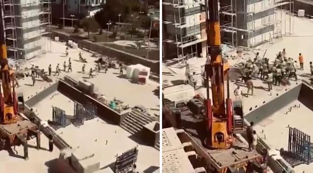 Workers clashed at a construction site: 3 injured