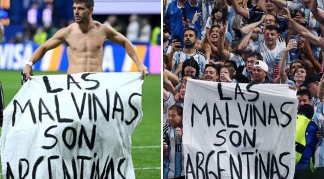 Harsh response from London to Argentina's controversial banner: The Falklands are ours