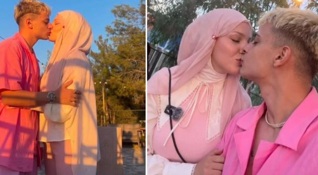 The image of Fatma Soydaş lip-to-lip caused confusion