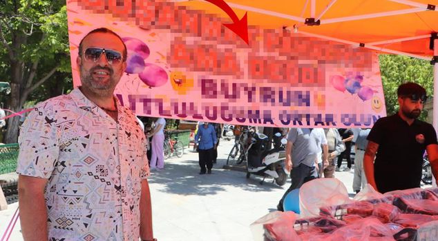 The expatriate distributed lokma after ending an 11-year marriage! The note he wrote was explosive.