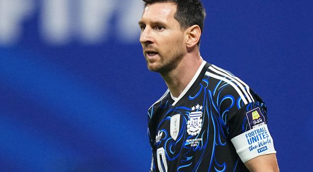 Lionel Messi made history as soon as the match started