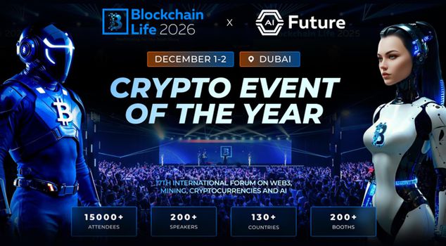 Blockchain Life 2026 returns to Dubai with AI Future