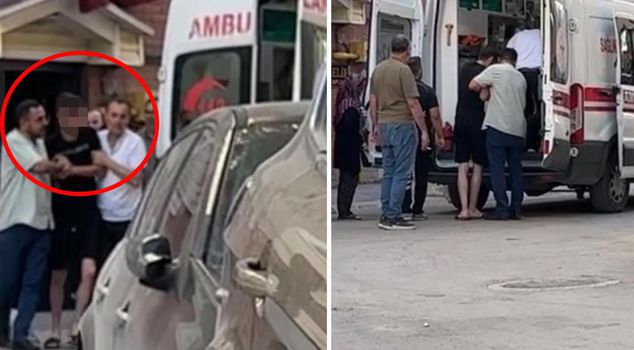 The young man who argued with his girlfriend fell ill.