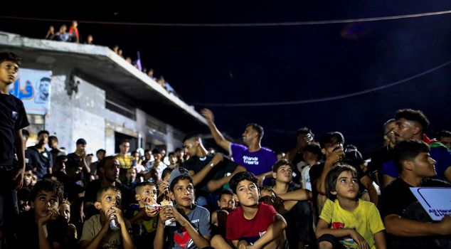 Spain's World Cup victory was joyfully received in Gaza.