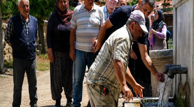 Farmers in Bolu rebel against the practice: Water meters installed on the water line they built with their own means.
