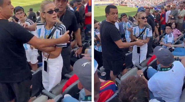 في نهائي كأس العالم، ردت المدرجات على زوجة أكون إيليجالي بعبارة 'اجلس'