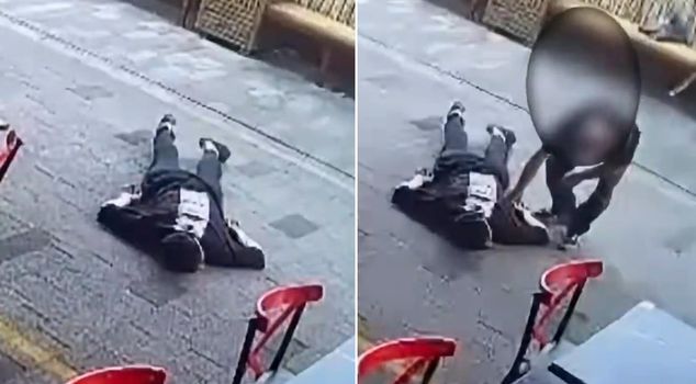 Instead of helping the young man whose heart stopped and collapsed to the ground, they stole 6,000 liras from him.