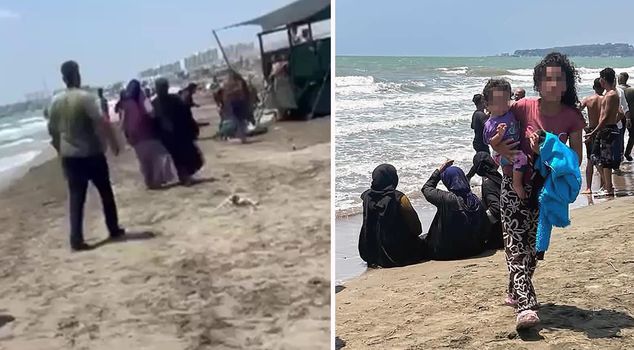 Two people drowned after being caught in waves in the sea in Adana.