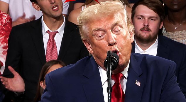 The world is not talking about Trump, but the young man behind him! He trolled hard.