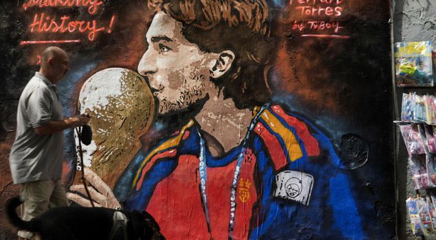 He became the hero of a vast country! His pictures are being painted on walls.