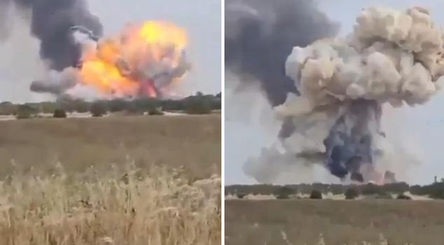 Severe explosion at a warehouse in England