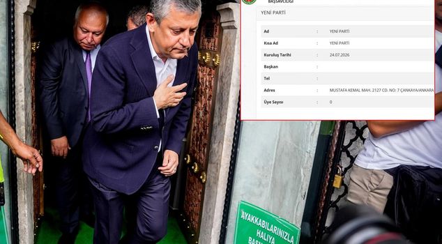 الحزب الجديد برئاسة أوزغور أوزل تم تسجيله في الموقع الرسمي لمحكمة النقض