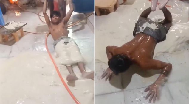 مشهد فاضح في مطعم! هكذا حضروا العجين