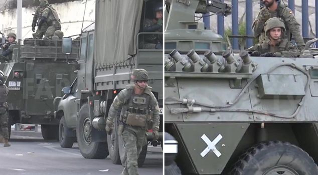 As expected! When the migration crisis grew, the army stepped in.