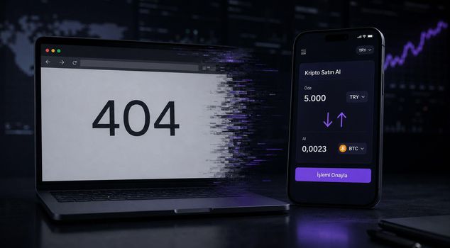 Turkish pages went 404, but the crypto call hasn't ended: MoonPay is directing users to the app.