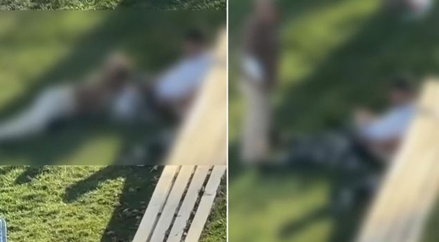 The inappropriate scenes in the park don't end! This time it was recorded in Pendik.