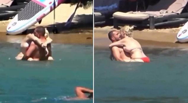 صورة علي بيشيم وحبيبته في البحر أصبحت حديث الناس