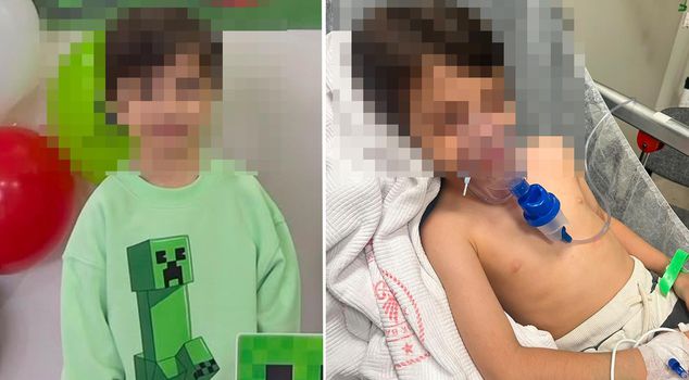 Маленький Каран, раненный пулей из пневматического ружья во время игры в бассейне, выжил.