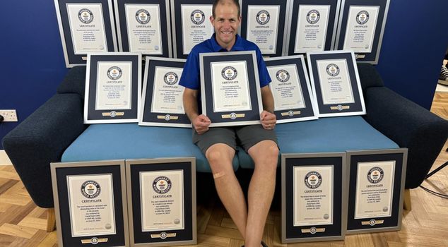 A family in the USA achieved 200 Guinness records at the same time
