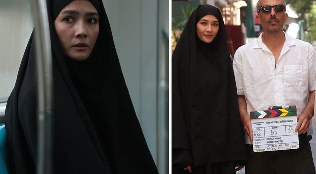 Aybüke Pusat wore hijab for her new role