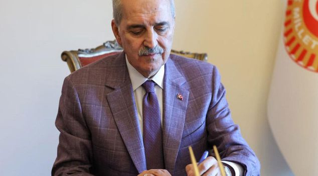Speaker of the Grand National Assembly of Turkey Numan Kurtulmuş signed the framework law proposal.