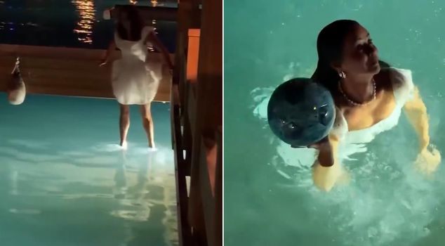 One sentence was enough! Fatih Terim's daughter jumped into the sea without thinking.